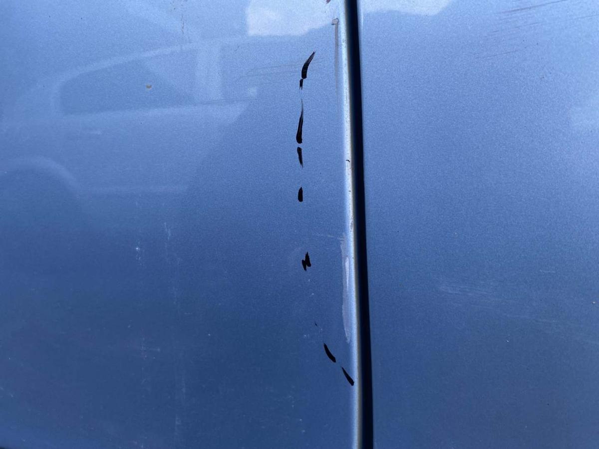 Renault Scenic 3 original T&uuml;r hinten rechts Terpa Hellblaumetallic Rohbau Bj.2011